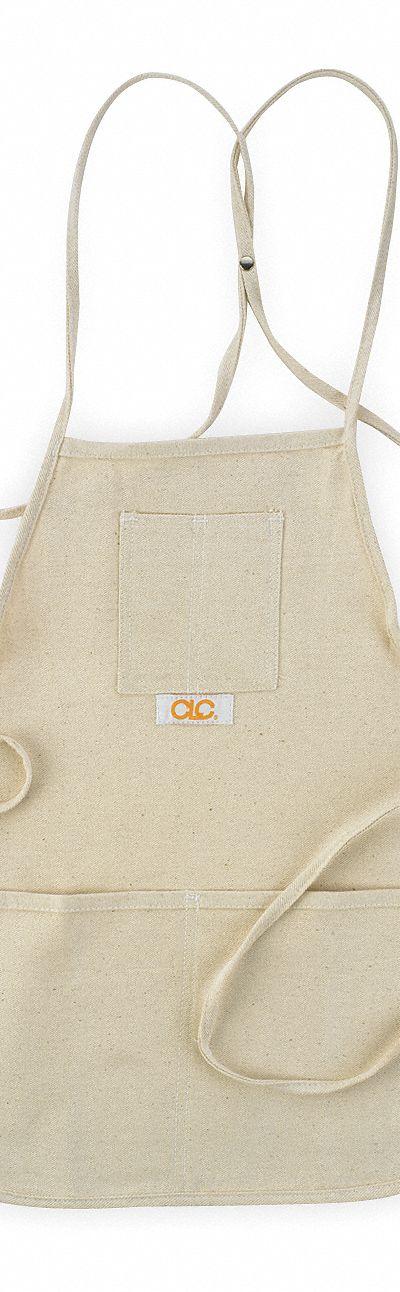 CLC Tool Apron: Canvas, 29 in to 46 in Waist Size, Pockets 4, Not Padded - Tool Aprons