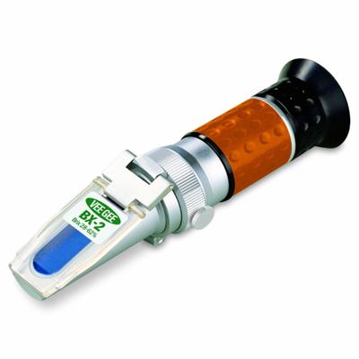 VEE GEE Refractometer: Brix, +/-0.2% Accuracy, Manual, Analog, 5 7/8 in Overall Dp - Analog Handheld Refractometers