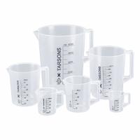 APPROVED VENDOR Beaker: Low Form with Handle, Polypropylene, Translucent, 5,000 mL, Non-Sterile (MPN 292457). Key specifications — Clarity: Translucent; Body Color: Colorless; Brand: APPROVED VENDOR; Product Type: Beaker; Includes Graduations: Yes.