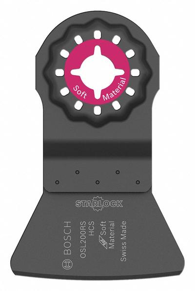 BOSCH Oscillating Scraper Blade: Rigid, 2 in Blade Wd, 4 in Blade Lg, High Carbon Steel - Starlock Mounted Blades