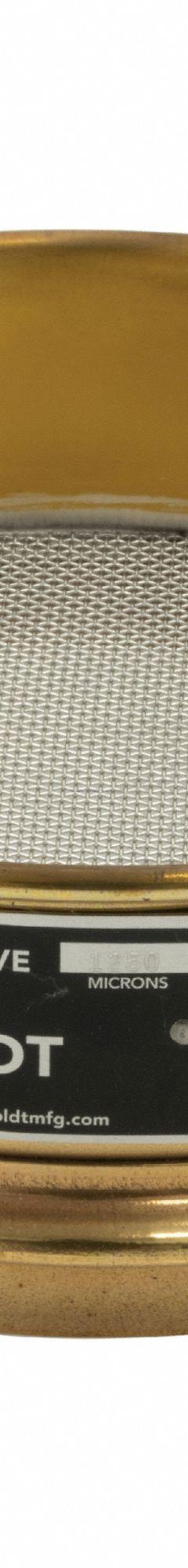 HUMBOLDT Standard Stainless Steel Cloth Test Sieve: Stainless Steel, 7 7/8 in Outside Dia, 66 mm Ht (MPN 5JCG9). Key specifications — Screen Material: Stainless Steel; Brand: HUMBOLDT; Frame Material: Brass; Standards: AASHTO M92; US Standard Screen Size: 1,250 micron.