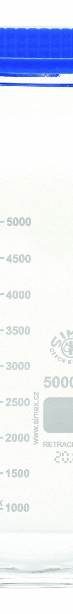 UNITED SCIENTIFIC SUPPLIES INC Media/Storage Bottle: 5 L, Screw-On, GL-80, 357 mm, Colorless (MPN BSWM5000). Key specifications — Closure Type: Screw-On; Mouth Size: Wide; Screw Closure Size: GL-80; Brand: UNITED SCIENTIFIC SUPPLIES INC; Body Color: Colorless.