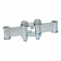 JW WINCO Clamping Arm Extender: Pivot Joint Extender, 27 mm Center-to-Center, For 200 mm Clamp (MPN 801.2-100-18-ST). Key specifications — attr670885: JW WINCO; attr670887: Steel; attr1264817: M8; attr1264820: Blue Passivated Zinc-Plated; attr922813: GN 804; attr1264818: U-Bar.