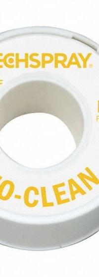 TECHSPRAY Desoldering Braid: No-Clean Flux, # 2, 0.055 in, 100 ft, Yellow, Std (MPN 1815-100F). Key specifications — Color: Yellow; Brand: TECHSPRAY; Manufacturer Part Number: 1815-100F.