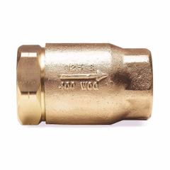 APOLLO Check Valve: Ball, Inline Valve Body, Bronze, 1 1/4 in Pipe Size, Press x Press, 406°F, RPTFE (MPN 6110601PR). Key specifications — Ball Material: RPTFE; Brand: APOLLO.