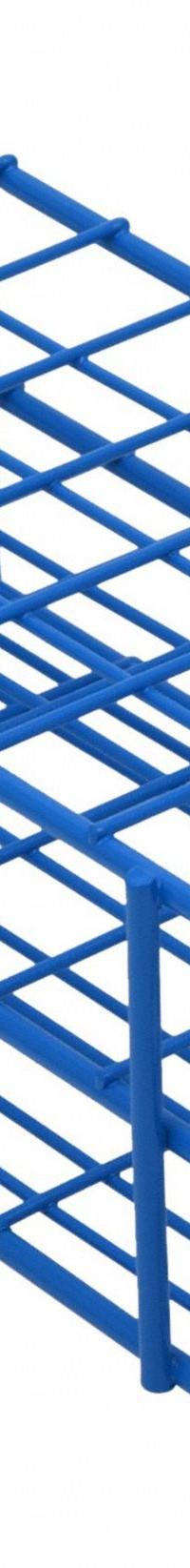 Tube Rack: 3 5/8 in Overall Wd, 2 1/2 in Overall Ht, 8 in Overall Lg, Steel, Blue, (40) Places (MPN F18754-0001). Key specifications — Material: Steel; Mounting Location: Benchtop; Color: Blue; Product Type: Test Tube Rack; Total Holding Capacity: (40) Places; Brand: SP SCIENCEWARE.