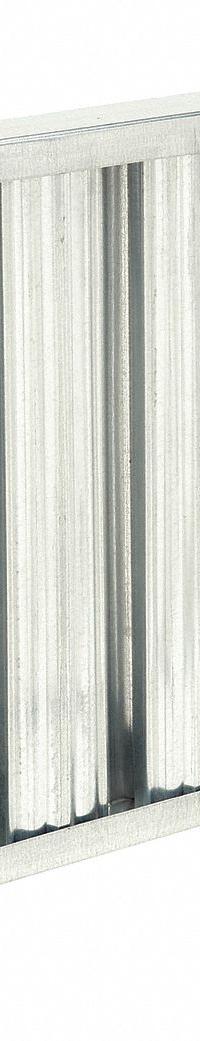 GRAINGER Grease Filter: 16 in x 25 in x 2 in, Galvanized Steel, Baffle (MPN 4C881). Key specifications — Brand: GRAINGER; Media Material: Galvanized Steel; Frame or Header Material: Galvanized Steel; Air Filter Construction: Baffle; Air Filter Item: Grease Filter.
