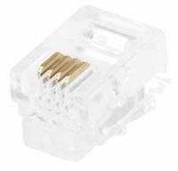 MONOPRICE Modular Plug: Modular Plug RJ11, Stranded, 50pk Pack Size, 50 (MPN 7268). Key specifications — Brand: MONOPRICE; Color: Clear; Compatible Cable Shape: Flat; Compatible Number of Fibers: Duplex; Compatible Wire Solid/Stranded: Stranded; _Pack Size: 50pk.