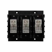 BUSSMANN Power Distribution Block: Open, Lug, Lug, 6 AWG – 350 kcmil For Line Side Wire Sizes (MPN PDB323-3). Key specifications — attr1361688: Surface; attr1308686: BUSSMANN; attr1361672: Copper.