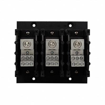 BUSSMANN Power Distribution Block: Open, Lug, Lug - Open Blocks with Lugs