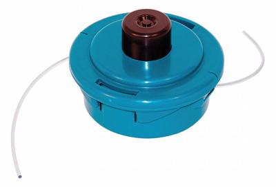 MAKITA String Trimmer Head: Nylon, 0.095 in Dia, 4 1/2 in Overall Lg, Round, Teal - String Trimmer Replacement Heads