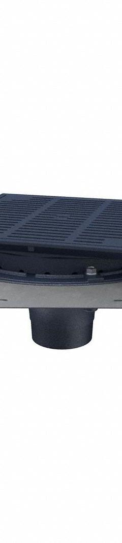 ZURN Deck Drain: 16 5/8 in Overall Dia, 8 7/8 in Overall Ht, 14 in Overall Wd, 14 in Overall Lg (MPN Z150F-4NH-DP). Key specifications — Connection Type: No Hub; Includes: Deck Plate; Brand: ZURN.