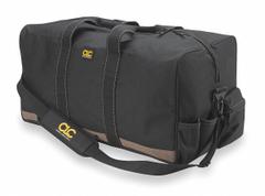 CLC Tool Bag: 24 in W x 12 in D x 12 in H, Black, Polyester, 7 Pockets, 0 Inside Pockets, Polyester (MPN 1111). Key specifications — Color: Black; Brand: CLC; Material: Polyester.