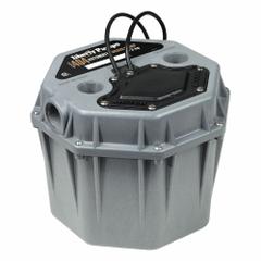 LIBERTY PUMPS Sink Drain Pump System: 4.3 gal, 1/3 hp, 115V AC, 30 gpm Flow Rate @ 10' of Head, NPT (MPN 404L/A). Key specifications — Brand: LIBERTY PUMPS; Rated Voltage: 115V AC; Discharge Location: Top; Switch: Piggyback Tether Float.