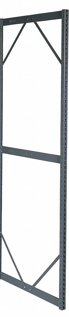 EDSAL Adjustable Upright: 72 in Overall Ht, 16 ga, Baked Enamel, Gray (MPN 5800RE). Key specifications — Overall Depth: 24 to 48 in; Color: Gray; Finish: Baked Enamel; Brand: EDSAL.
