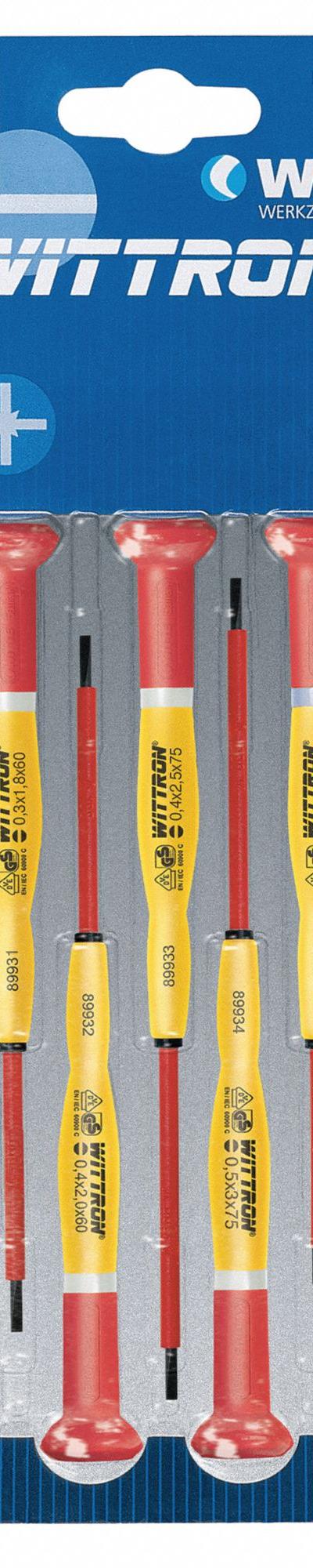 WITTE Insulated Precision Screwdriver Set: 1-10 Pieces - Insulated Precision Screwdriver Sets
