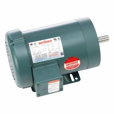 LEESON General Purpose Motor: C-Face/Rigid Base Mount, Totally Enclosed Fan Cooled - C-Face with Rigid Base 3-Phase General Purpose AC Motors