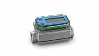 FLOMEC Electronic Flowmeter: Electronic Meter, Turbine, 1/2 in FNPT, 1/2 in Connection Size, FNPT (MPN G2S05NQ9GMA). Key specifications — Product Type: Fuel Meter; Rotor Material: PVDF; Accuracy %: +/-2% (Body Only); Output Type: 4-20 mA; Brand: FLOMEC; Unit Of Measure: Gallons; Display Type: Digital; Termination: Not Listed.