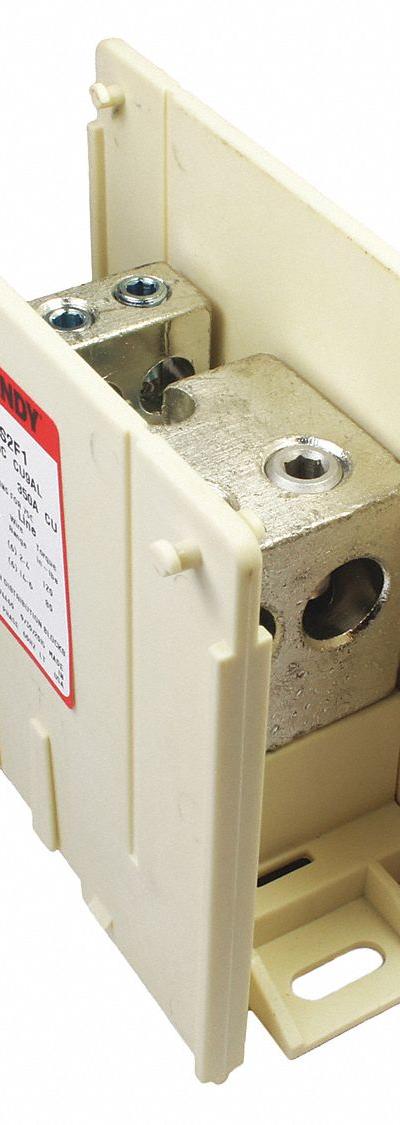 BURNDY Power Distribution Block: Open - Open Blocks with Lugs