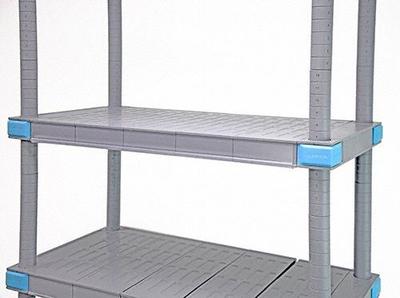 QUANTUM STORAGE SYSTEMS Label Holder for Millenia Shelves: Millenia, 53 1/2 in Overall Wd - Label Holders for Plastic Shelving