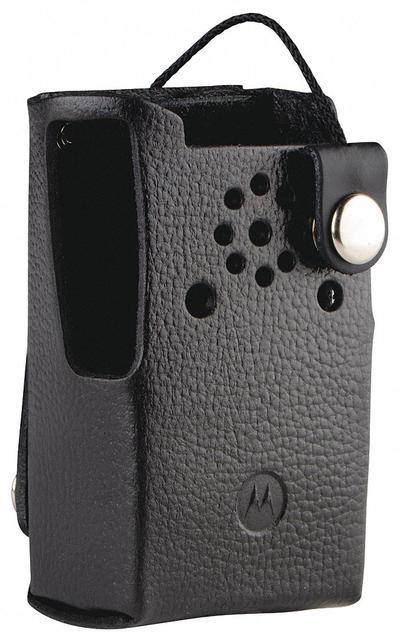 MOTOROLA Case with Fixed Belt Loop: Fits Motorola, Black, Hard Leather, Belt Loop/Cases - Motorola-Compatible Carrying Accessories