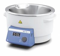 IKA Water Bath: 4 L Capacity, 99°C Max Temp, Stainless Steel, Digital, 5 1/8 in Interior Dp, Heated (MPN 20016413). Key specifications — Display Type: Digital; Heated or Refrigerated: Heated; Brand: IKA; Interior Material: Stainless Steel; Voltage: 100/120V AC.