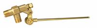 APPROVED VENDOR Float Valve and Rod: For Water Media, Angle Valve Body, Horizontal Piping, Brass (MPN R400-3/8-7). Key specifications — Mounting: Horizontal Piping; Arm Adjustability: Adjustable; Connection Gender - Side 1: Male; Connection Gender - Side 2: Male; Brand: APPROVED VENDOR; Connection Type - Side 1: NPT; Connection Type - Side 2: NPT; Flow Rate: 13 gpm @ 85 psi.