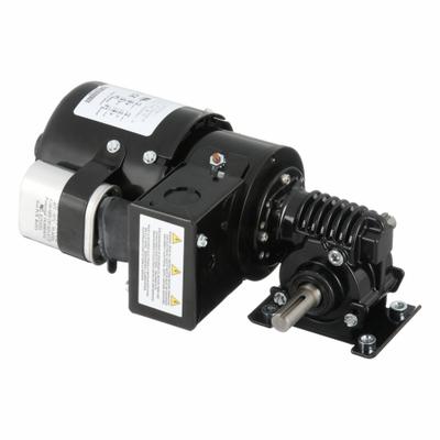 Dayton Gearmotor: Right Angle, Dual Output Shafts, PSC, TEFC, 27 RPM, 75 in-lb Max Torque - Right Angle AC Gearmotors