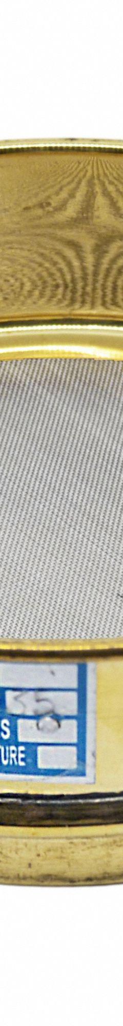 EISCO SCIENTIFIC Standard Stainless Steel Cloth Test Sieve: Stainless Steel, 8 in Outside Dia (MPN BI0139BRC). Key specifications — Screen Material: Stainless Steel; Brand: EISCO SCIENTIFIC; Frame Material: Brass; Standards: AASHTO M92; US Standard Screen Size: #35.
