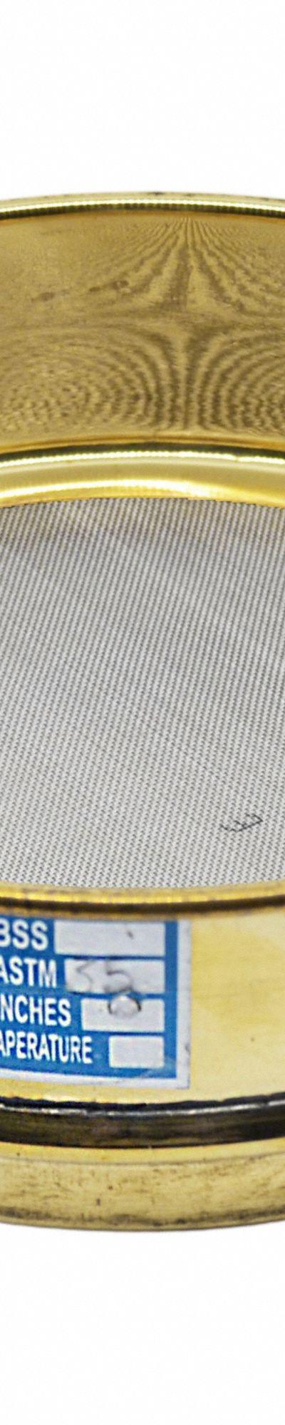 EISCO SCIENTIFIC Standard Stainless Steel Cloth Test Sieve: Stainless Steel - Standard Stainless Steel Cloth Test Sieves