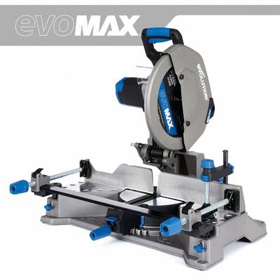 EVOLUTION Chop Saw: 14 in Blade Dia., 1,100 RPM Max. Blade Speed, 120V AC, 15 A Current - Mitering Chop Saws