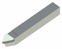 MICRO 100 Single-Point Tool Bit: E Tool Bit Style, 5/16 in Shank Wd, 5/16 in Shank Ht, Carbide, Zinc (MPN E-5)