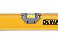 DEWALT Box Level: Level & Plumb, Box, 2, Plain, 48 in Overall Lg, Top & Side Read, Hand Grips (MPN DWHT43049). Key specifications — attr934734: DWHT43049; attr934735: DEWALT; attr939796: Acrylic; attr939781: Rare Earth; attr983962: Aluminum; attr939959: Top & Side Read; attr939953: Hand Grips.