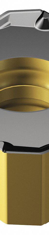 SANDVIK COROMANT Milling Insert, Medium, Square, 345: 345R-13T5M-MM S40T (MPN 345R-1305M-KM 3330)