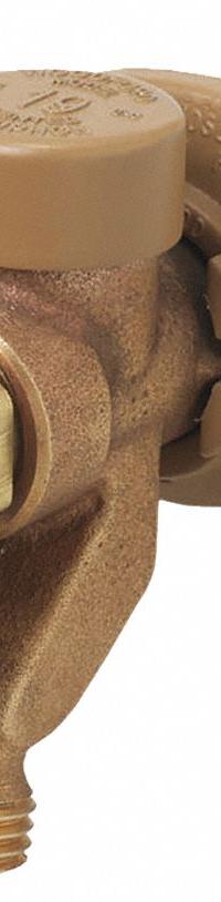 WOODFORD MFG. Sillcock: Handwheel, Brass, Powder Coated, Aluminum, 1/2 in Inlet Connection Size, NPT (MPN 19CP-4). Key specifications — Brand: WOODFORD MFG.; Design: Standard; Body Material: Brass; Handle Material: Aluminum; Color/Finish: Powder Coated; Handle Type: Handwheel; Inlet Connection Type: NPT; Product Type: Sillcock.