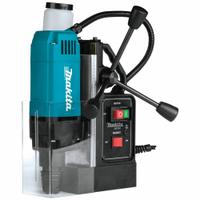 MAKITA Drill Press: 850 RPM – 850 RPM, Electric Magnet, 2 in Drill Travel, 120V AC, 10 A Current (MPN HB350). Key specifications — attr1253941: Weldon; attr1253957: Electric; attr1253912: MAKITA.