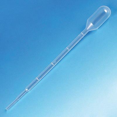 GLOBE SCIENTIFIC Transfer Pipette: 3 mL Capacity, Sterile, Std Transfer Pipette, Plastic - Sterile Transfer Pipettes