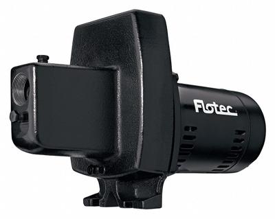 FLOTEC Shallow Well Jet Pump: 1/2 hp HP, Single Phase, 115/230V AC, 7.8 gpm, 10 ft Head - Shallow-Well Jet Pumps