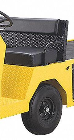 CUSHMAN Warehouse Vehicle: 75 in x 41 1/2 in, Auto, Front and Rear Wheel Hydraulic Drum, DC Battery (MPN 671548). Key specifications — attr1004614: Automatic; attr1004619: Pedal; attr1004621: Transverse Leaf Spring; attr1004599: CUSHMAN; attr1004615: DC Battery; attr1004598: Front and Rear Wheel Hydraulic Drum.