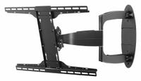PEERLESS Articulating Mount: Wall, For 37 in to 55 in Screens, Max. 90 lb, Fixed, 90° Swivel, 15° Up (MPN SA752PU). Key specifications — Manufacturer Part Number: SA752PU; Finish: Fused Epoxy; Includes Mounting Hardware: Yes; Material: Steel; Mounting Location: Wall; Brand: PEERLESS; Color: Black.