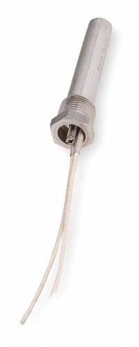 VULCAN Cal-Stat Thermostat: Pipe Thread, Close on Rise, -100° to 600°F, 1/2°F, 1/2 in Sheath Dia (MPN 1C2C9). Key specifications — Switch Action: Close on Rise; Temperature Control Range: -100° to 600°F; Temperature Differential: 1/2 °F; Control Type: Adjustable Screw; Brand: VULCAN.