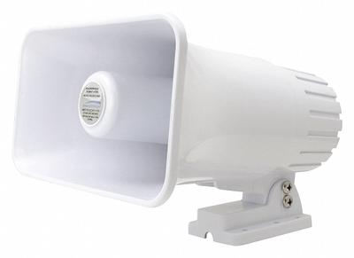 SPECO TECHNOLOGIES PA Weatherproof Speaker: Powered, 1-Way, 8 ohm Impedance - Horn Speakers
