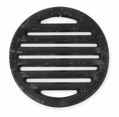 APPROVED VENDOR Grid: Round, 4 3/4 in Overall Dia, 3/8 in Overall Ht, Cast Iron, Phosphating - Light-Duty Floor Drain Grates (Class A)