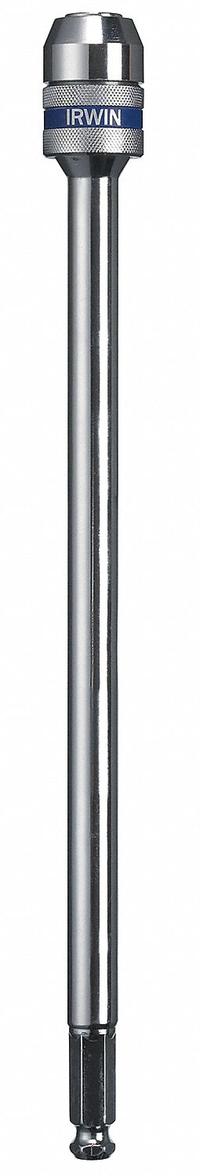 IRWIN Bit Holder: Bit Holder, Power, 7/16 in Compatible Bit Size, Hex Compatible Bit Shank, Magnetic (MPN 4935655). Key specifications — attr1132695: Hex; attr1132691: Not Impact Rated; attr1132694: Magnetic; attr1132704: IRWIN.