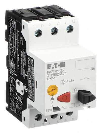 EATON Manual Motor Protector: Non-Reversing, 3 Poles, 25 A, Thermal Protection - Non-Reversing Starters with Thermal Overloads