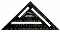 JOHNSON LEVEL Rafter Square: 3/8 in Center-to-Edge Heel Wd, 1/4 in, Top, 7 in Square Size, Aluminum (MPN 1904-0700). Key specifications — attr936133: Etched; attr936134: 1/8 in; attr936137: Degree Scale; attr948788: 1/4 in; attr934763: JOHNSON LEVEL; attr984589: Inch; attr984960: Aluminum.
