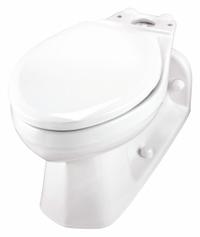 GERBER Toilet Bowl: Not ADA Compliant, 1 gpf_1.6 gpf_1.28 gpf Gallons per Flush, 4 1/4 in Rough-In (MPN GUF21374). Key specifications — Features: Dual Fed Siphon Jets; Toilet Mounting Type: Floor with Back Outlet; Color: White; Brand: GERBER.