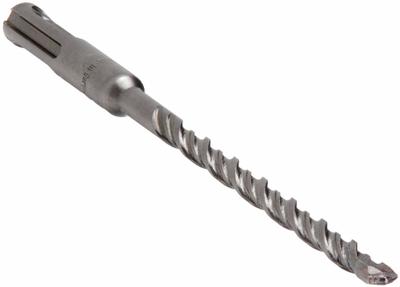 BOSCH Rotary Hammer Drill: 1/4 in Drill Bit Size, 4 in Max Drilling Dp, 6 in Overall Lg - SDS-Plus Concrete & Masonry Drill Bits