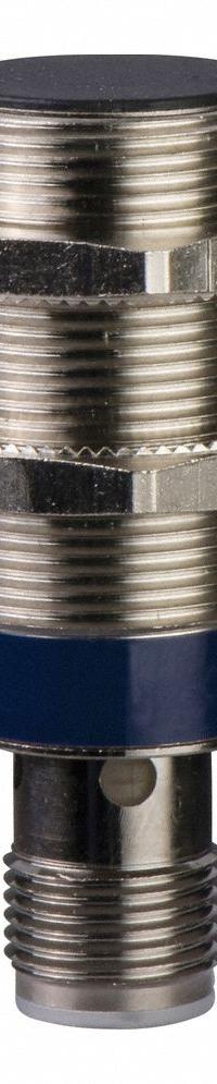 TELEMECANIQUE SENSORS Inductive Cylindrical Proximity Sensor: Built-in Connector, Shielded, 3 Wires (MPN XS518B1NAM12). Key specifications — Brand: TELEMECANIQUE SENSORS; AC Supply Voltage Rating: Not Rated; DC Supply Voltage Rating: 12-24V DC.