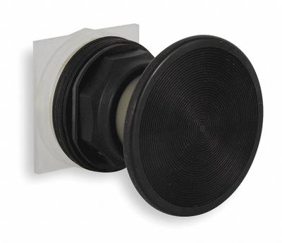 SCHNEIDER Mushroom Head Push Button: Black, 30 mm Mounting Size, Non-Metallic - Mushroom-Head Push-Button Operators